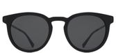 Mykita Lahti Lunettes De Soleil Unisexe Noir Rondes Gris 50mm Polarisé