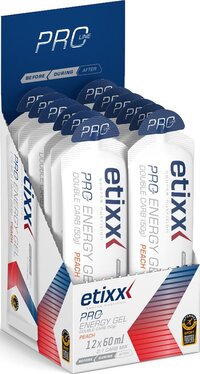 Etixx Double Carb Energy Gel ProLine - Perzik - 12 stuks