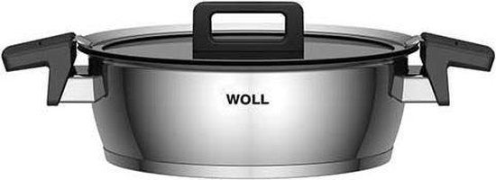 Woll Concept Braadpan - 28cm - 4.8 liter - RVS - Met Deksel