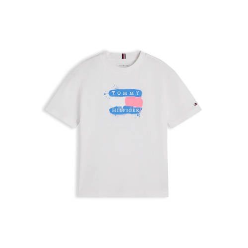 Tommy Hilfiger T-shirt met logo - wit