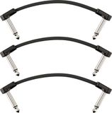 Fender Blockchain 4" patchkabel, 3-pack, hoek/hoek