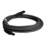 Zonnekabel, verlengkabel, 6 mm², met zonnestekkers, zwart, lengte 8 m, zonnepaneel, adapterkabel, zonnekabel, fotovoltaïsche verbindingskabel, IP67 met waterdichte stekker
