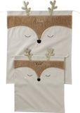 Vertbaudet Kerstzak rendier goudbeige katoen
