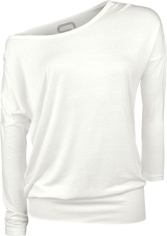 R.E.D. by EMP R.E.D. Rock-Engineered Design Wit los shirt met lange mouwen - Dames - S