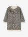VERTBAUDET Vanilla Jurk van sweaterstof met ruches voor meisjes