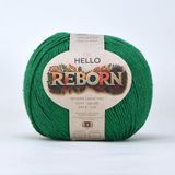 Reborn Gerecycled Katoen - Kelly Green - 200g DK Haak/Breigaren
