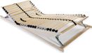 vidaXL Lattenbodem met 28 latten 7 zones 70x200 cm - bruin