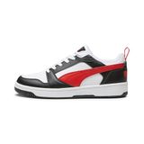 PUMA Rebound v6 Low Unisex Sneakers - PUMA White-For All Time Red-PUMA Black