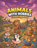 Animals With Hobbies: Colouring Book