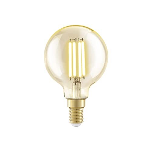 EGLO E14 LED wereldbol retro barnsteenverlichting 4 watt (komt overeen met 32 watt) 350 lumen warm wit 2200K Edison G60 lamp Ø 6cm