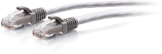 CablesToGo C2G 0.3m Cat6a Snagless Unshielded (UTP) Slim Ethernet Patchkabel - Grijs