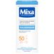 Mixa UV 50 Hydrating Care, voor de gevoelige huid, bescherming tegen UVB + UVA + Long UVA, SPF 50, met hyaluronzuur, geschikt voor gezicht en hals, hypoallergeen, 50 ml