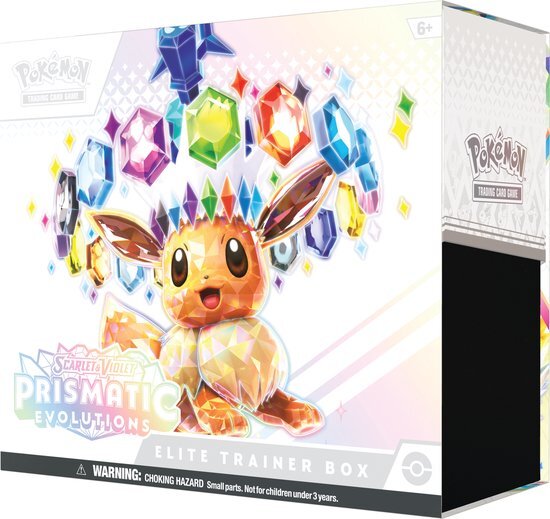 The Pokemon Company Pokémon Scarlet &#38; Violet - SV08.5 - Prismatic Evolutions - Elite Trainer Box - Trading Cards