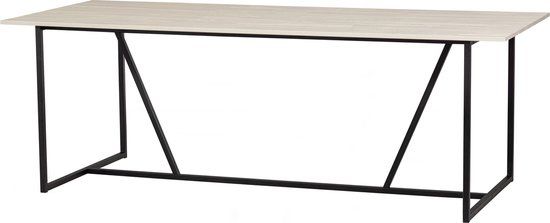 WOOOD Silas Eettafel - Dust - 75x220x90
