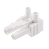 RS PRO Nylon verbindingsklem wit, schroefaansluiting 2-polig 2,5 mm² / 16A, verpakking van 5 stuks