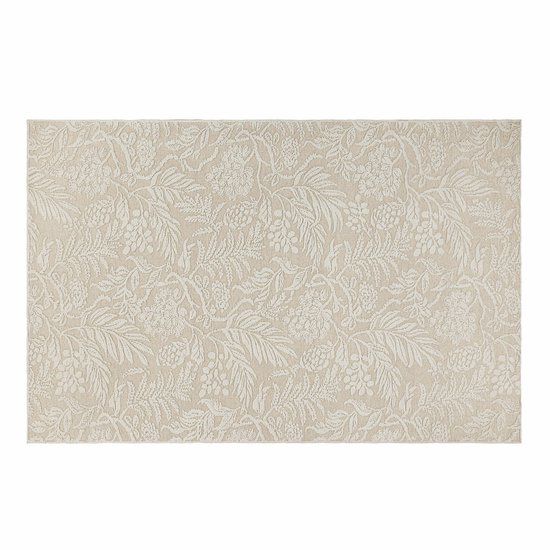 LOBERON Vloerkleed Azimra wit/lichtbruin
