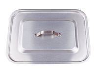 Pentole Agnelli ALMA183B45 Rechthoekig deksel, plat, ronde hoeken, voor art. 150/151, dikte 3 mm, diameter 45 x 30 cm