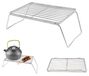 Merkloos Campinggrillrooster - Inklapbaar - 30 x 16 cm - Roestvrij staal
