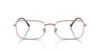 Ray-Ban Rx 3746v Lunettes de vue unisexe marron rectangulaires 54mm