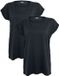 Urban Classics Extended Shoulder Tee 2 Pack Femme T-shirt - Noir