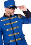 Wilbers&Wilbers Zillion Outfit 90's - Circusdirecteur - Blauw - Maat M/L