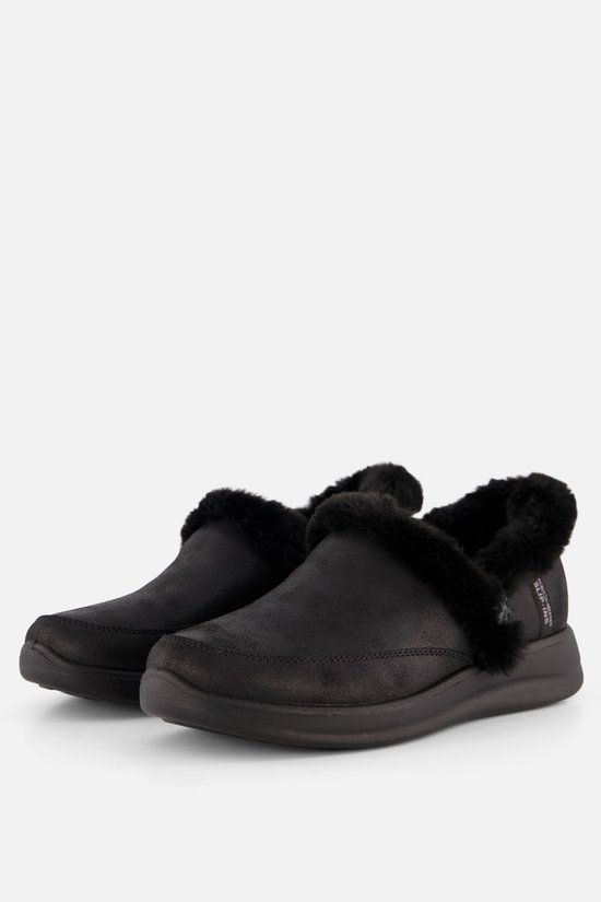 Skechers Cozy Escape Dames Sloffen - Zwart - Maat 36