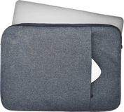 Lunso - Stijlvolle zachte neopreen sleeve hoes 15 inch - Blauw