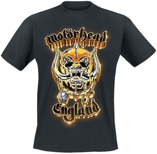 Motörhead 50th Gold Warpig Heren T-shirt - Zwart - M