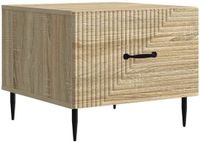 vidaXL Salontafel met lade Sonoma Eiken 49 x 50 x 40 cm Bewerkt hout
