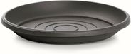 Prosperplast Opvangschaal/onderschaal voor bloempot/plantenpot - antraciet - rond - Dia 46 cm