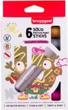 Bruynzeel Marqueur pour enfants assortis métalliques 6 pièces