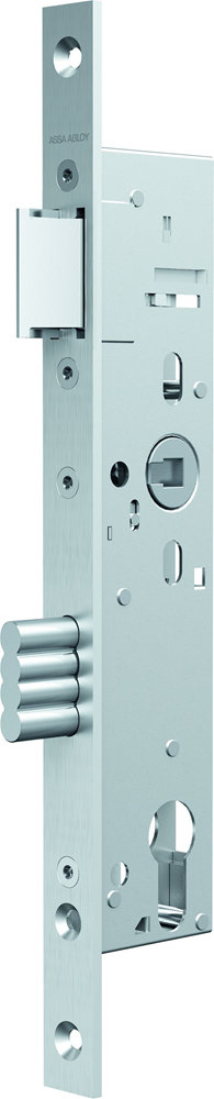 ASSA ABLOY N1500 Deurslot | DM30mm | PC 92mm | krukgat 8mm | voorplaat RVS 20x270mm rechthoekig | zamac vernikkelde dagschoot | DR 1+3/2+4 - 10049526