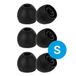 GSMpunt B.V. Lot de 3 Embouts en silicone Taille S pour écouteurs Remplacement Flexible Convient pour écouteurs / casques Inclus boîte de rangement Noir