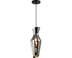QUVIO Hanglamp - Smoke glas - Grijs