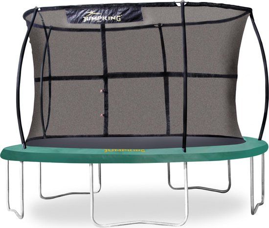 JumpKing Trampoline Met Veiligheidsnet Jumppod Classic 366 Cm Groen