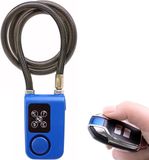 BeiJingLiangPinJiaZuoKeJiWenHuaFaZhanYouXianGongSi Antivol de vélo intelligent avec alarme - Bleu