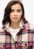 Superdry - Geruit overshirt met borgvoering - Dames - Shirts