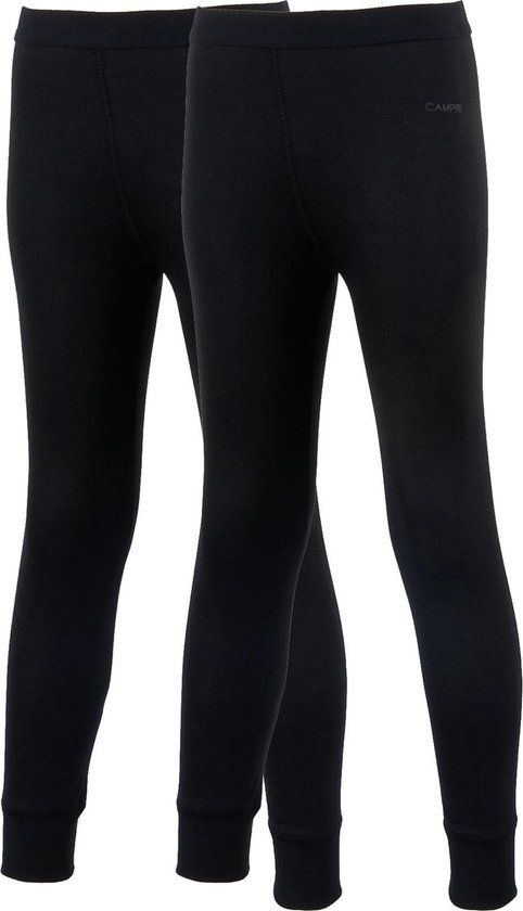 Campri Thermobroek (2-PACK) Junior - Maat 128 - Zwart