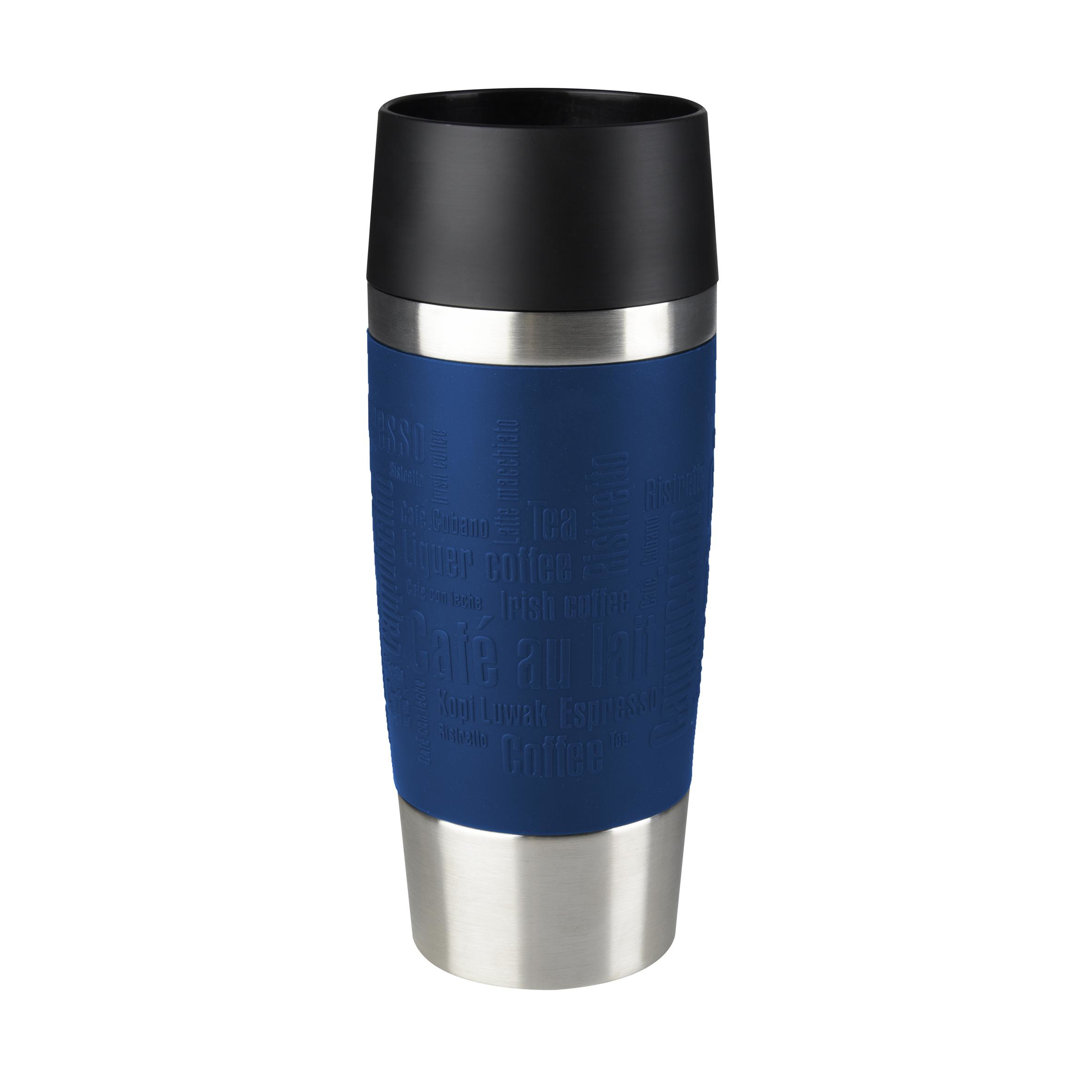 Tefal   Travel Mug K30821 Isoleerbeker - inhoud 0.36L RVS / blauw