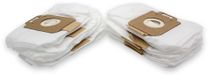 vhbw 10x Sacs Remplacement Pour Menalux 3201 (ct 135) Pour Aspirateur - Microfibres Non Tissées, Blanc