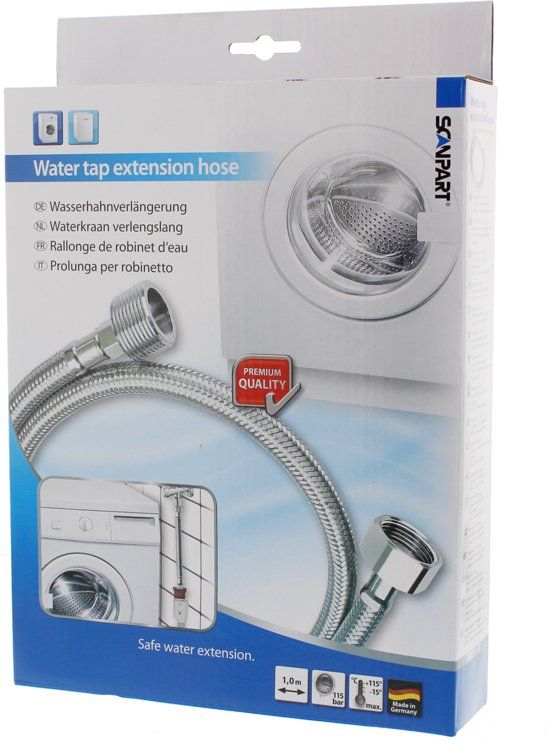 Scanpart waterkraan verlengslang KTW-A 1.0m