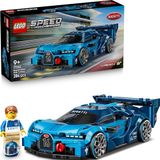 LEGO Speed Champions Bugatti Vision Gran Turismo Hyper Sportauto Modelbouwset - Racewagen met 1 Minifiguur van een Coureur - Bouwset voor Kinderen Vanaf 9 Jaar - Cadeau voor Gamers - 77253