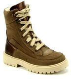Twins Tix Ton 105 Hoge Sneakers Vrouwen Nubuck Taupe - W2