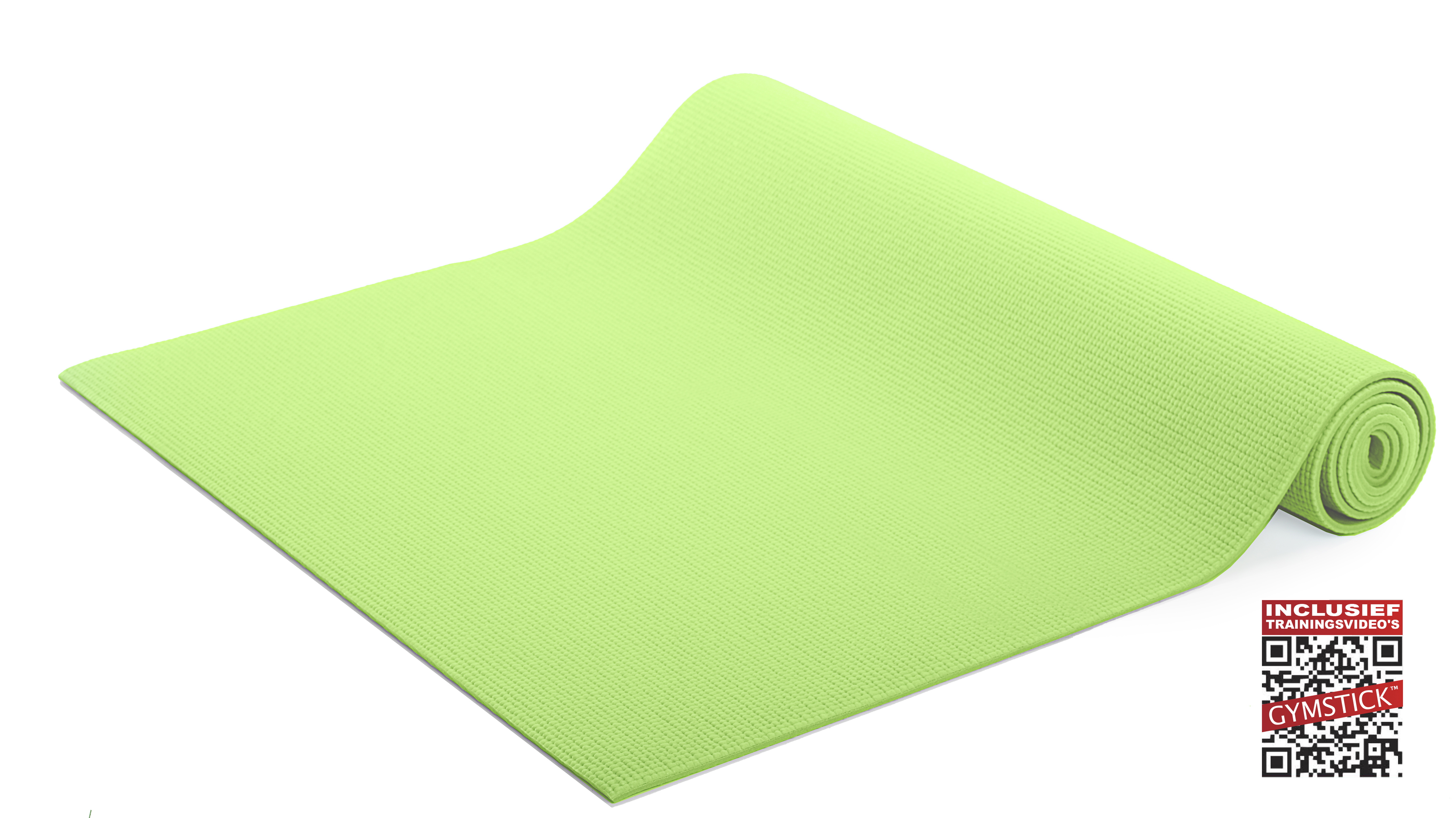 Gymstick Yoga Mat Met Online Trainingsvideo s - Lime