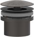 IVY Designplug Always Open - RVS 316 Geborsteld Carbon Black PVD