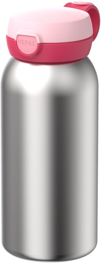 Mepal Campus RVS drinkfles met flipdop - 600 ml - Cool pink