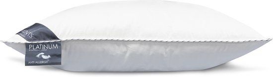 Heckett & Lane Platinum Anti-Allergy Hoofdkussen - 70 x 60 cm - Wit
