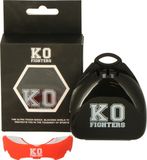 KO Fighters - Hockey Bitje - Gebitsbeschermer - Mouthguard - Rood/Wit - Senior