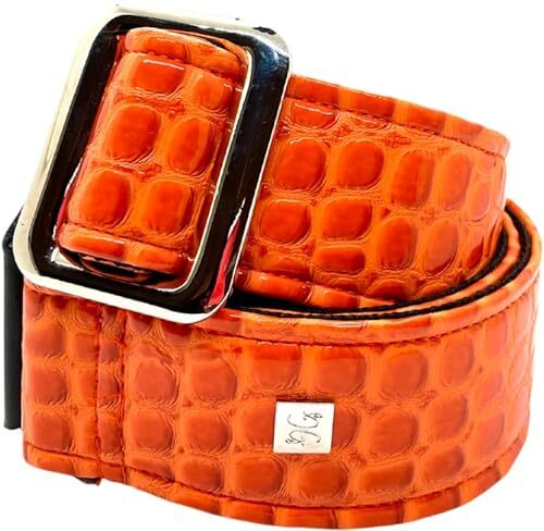 GET'M GET'M Gitaarband Aussie Gator Orange Crush 2 inch gitaarband