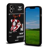 CHBSHENG Telefoonhoesje met cool design voor iPhone 12, zwart